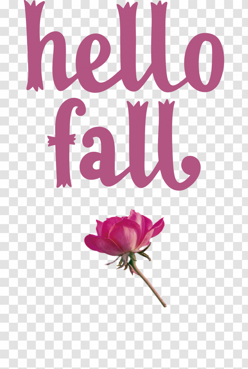 Hello Fall Fall Autumn Transparent PNG