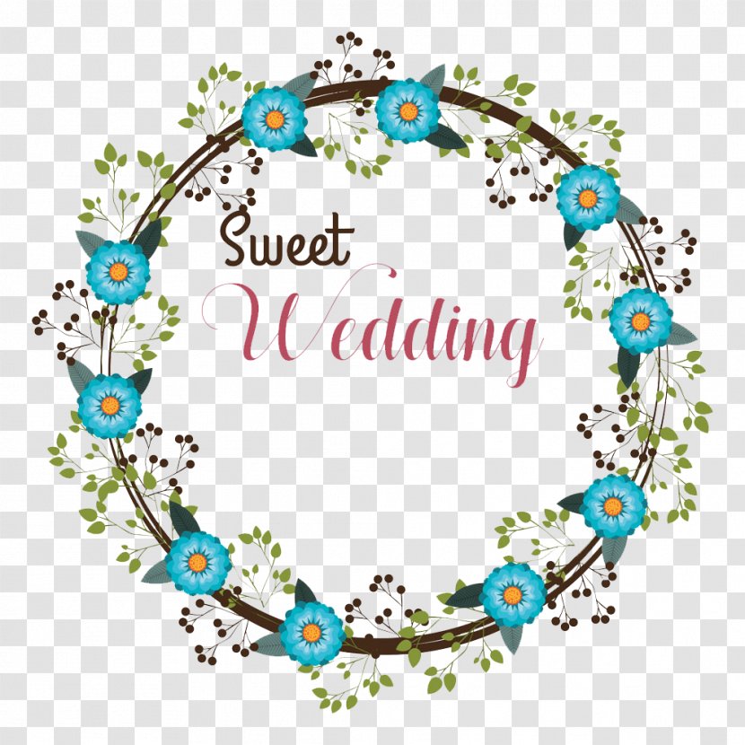 Wedding Flower Wreath - Sweet Transparent PNG