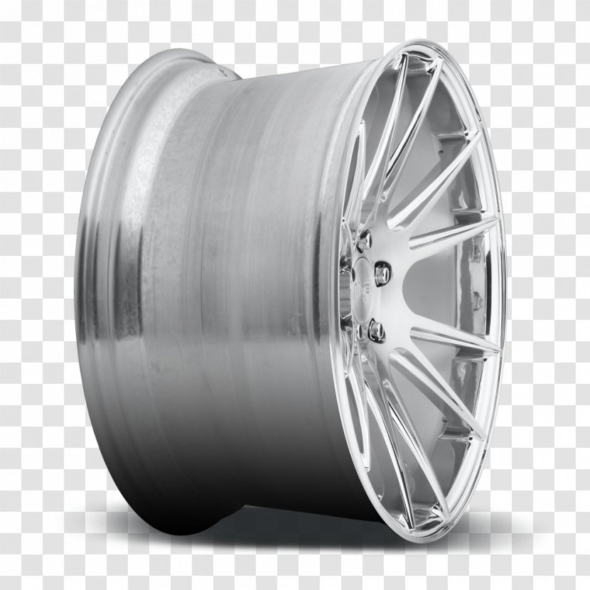 Alloy Wheel Spoke Tire Rim - Manufacturing - Brushed Transparent PNG