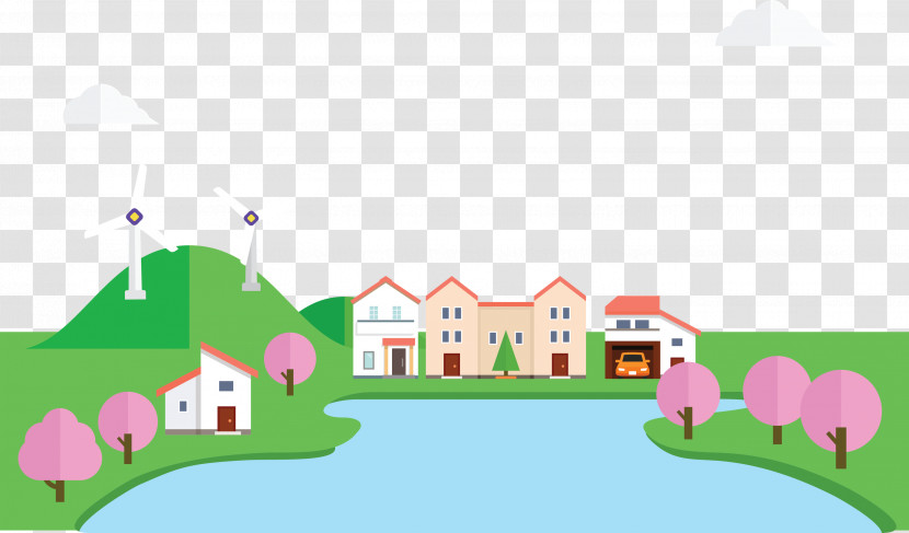 Eco Town Transparent PNG