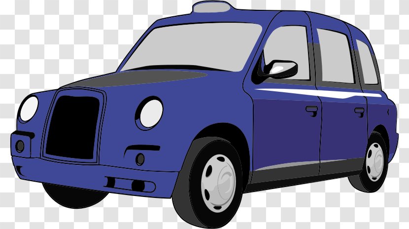 Taxi Car Bus Clip Art - Compact Van Transparent PNG