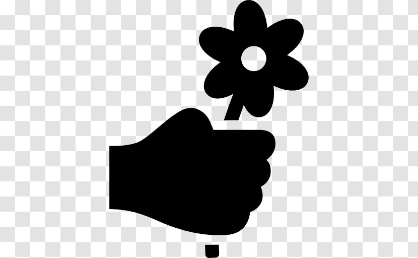 Flower Hand - Logo - Holding Transparent PNG