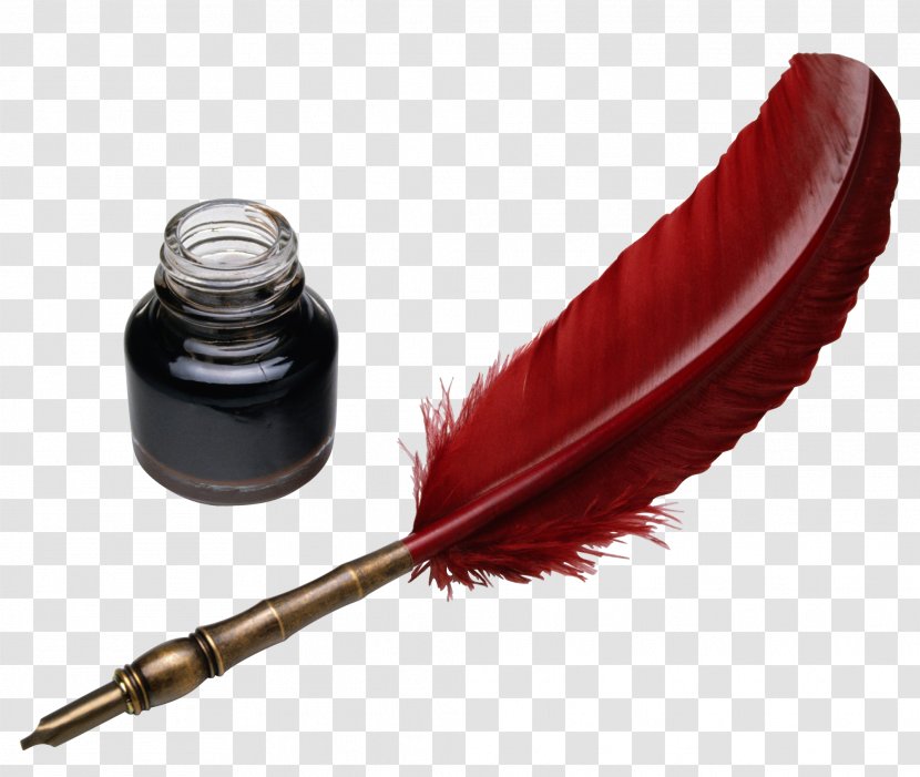 Quill Paper Fountain Pen Writing - Information - Feather Transparent PNG