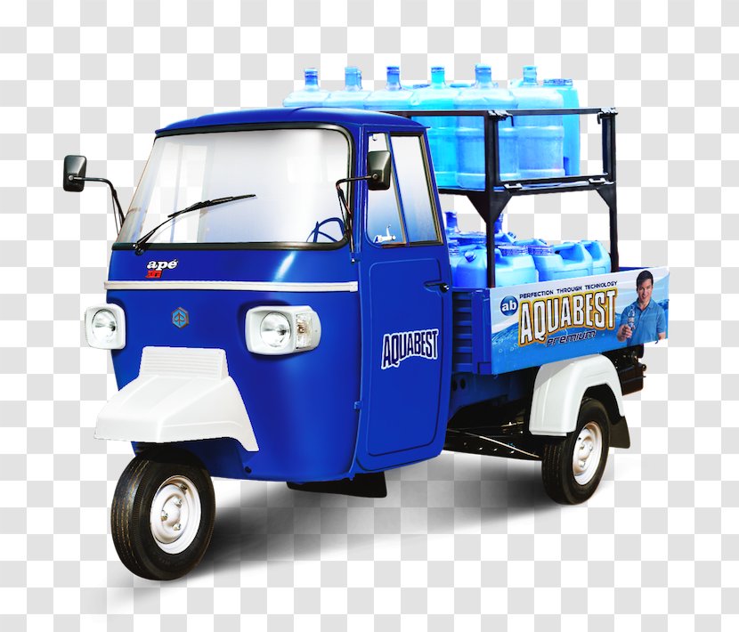 Motor Vehicle Car Auto Rickshaw Piaggio Van - Brand - Vespa Ape Transparent PNG