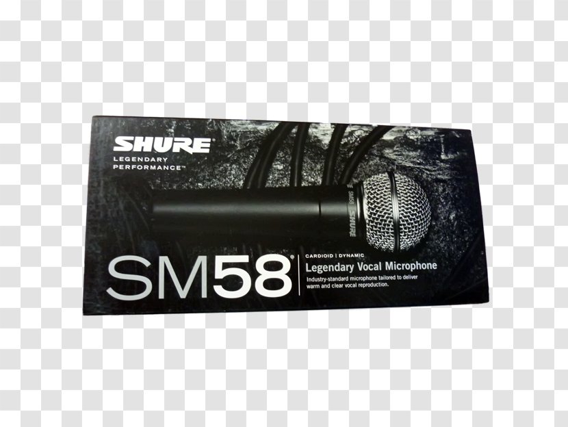 Shure SM58 Microphone SM57 Audio - Silhouette Transparent PNG