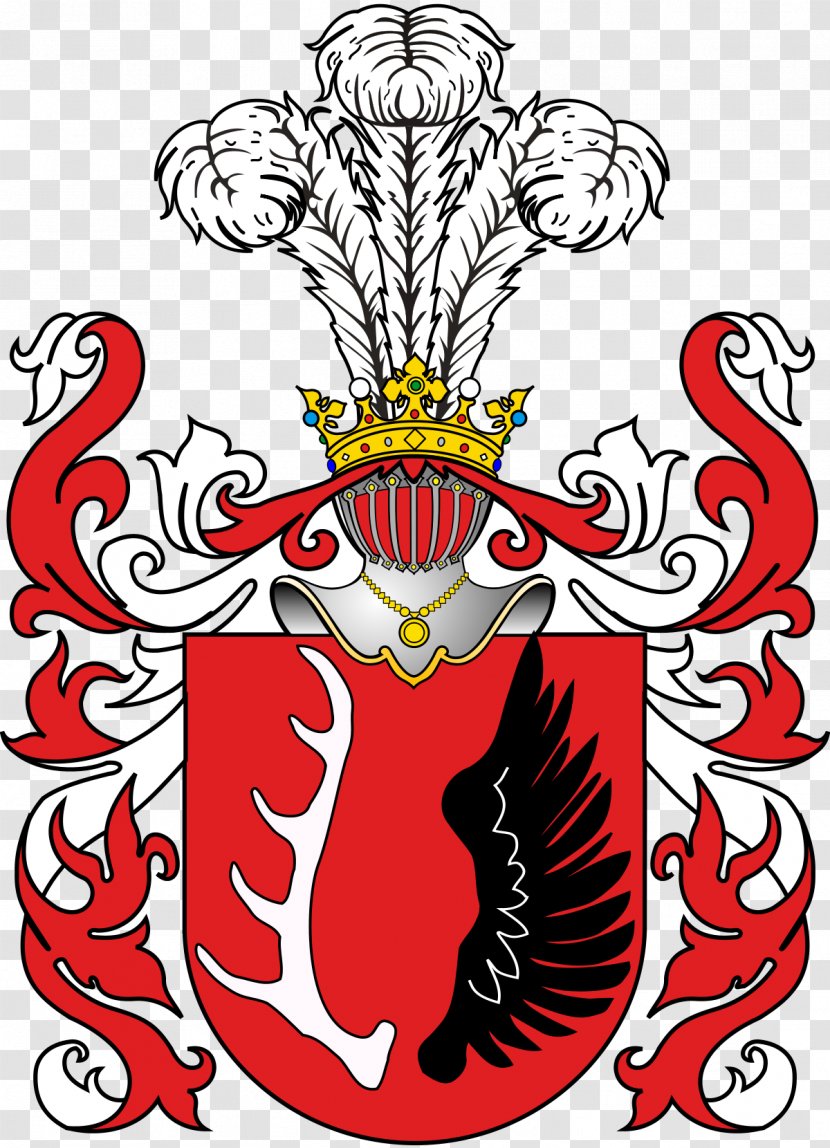 Polish Heraldry Korczak Coat Of Arms Szlachta Abdank - Black And White - Visual Arts Transparent PNG