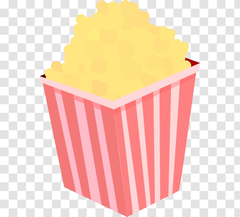 Popcorn Cartoon - Yellow - Side Dish Snack Transparent PNG