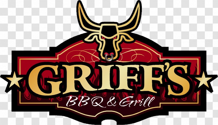 Barbecue Logo Griff's BBQ & Grill Brand Font - Fiction - Beer Battered Onion Rings Transparent PNG