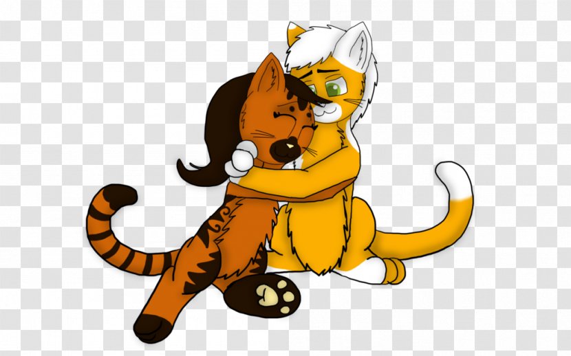 Cat Hug Clip Art - Fictional Character - Pictures Of People Hugging Transparent PNG