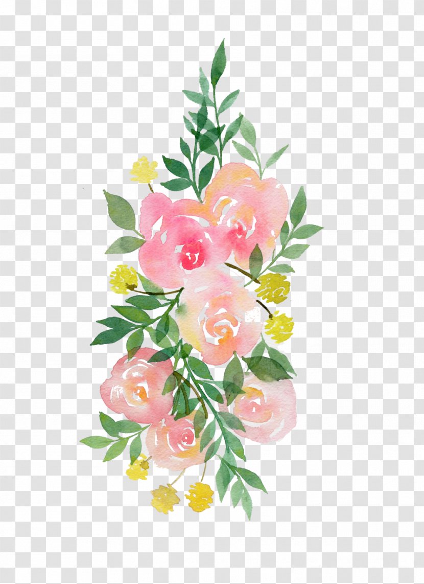 Flower Paper Watercolor Painting - Wiki Transparent PNG