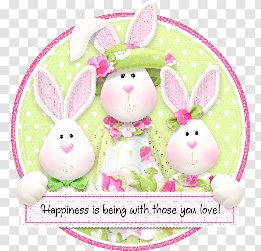 Easter Egg Background - Animal Figure Rabbits And Hares Transparent PNG