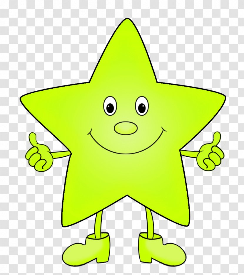 Cartoon Drawing Star Clip Art - Yellow - Point Of Light Transparent PNG