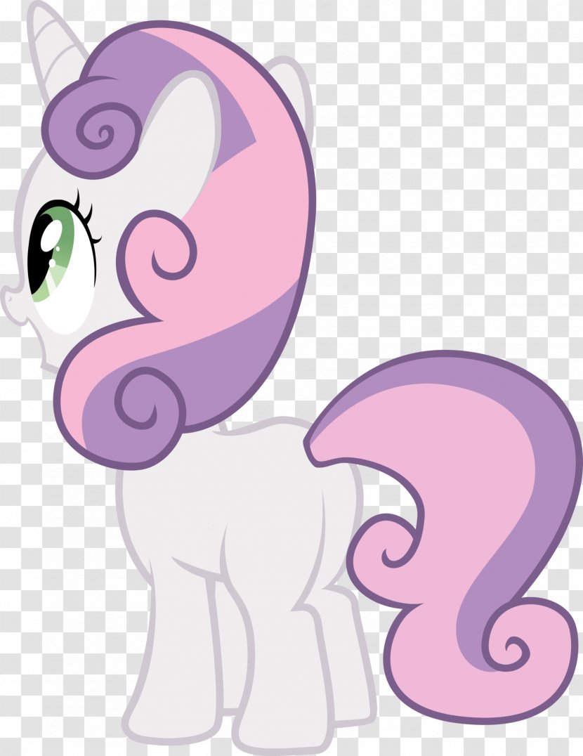 Pony Sweetie Belle Rainbow Dash Rarity Applejack - Flower - Cutie Transparent PNG