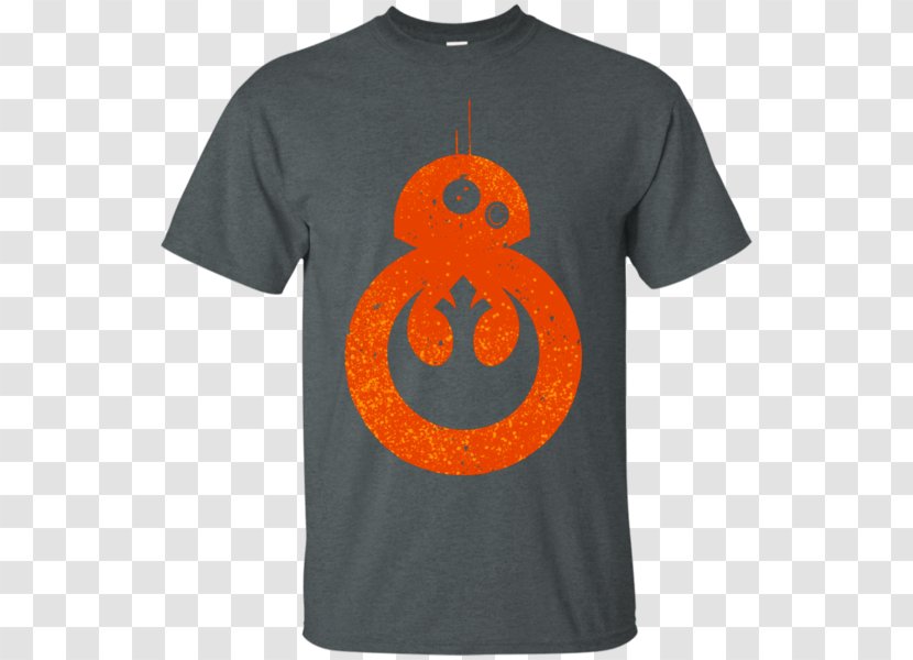 T-shirt Hoodie Clothing Sleeve - Orange - Rebel Alliance Transparent PNG