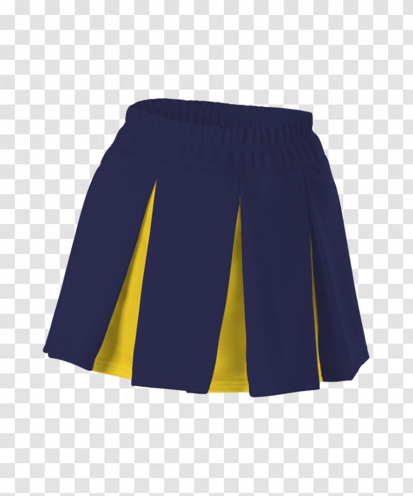 Cheerleading Uniforms Skirt Pleat - Silhouette - And Pleated Transparent PNG