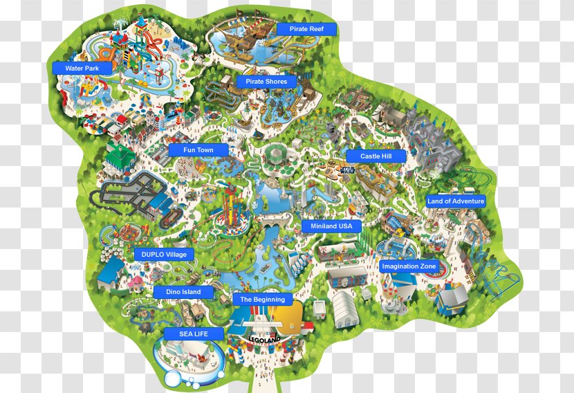 Legoland California Hotel Map Drive - Carlsbad Transparent PNG