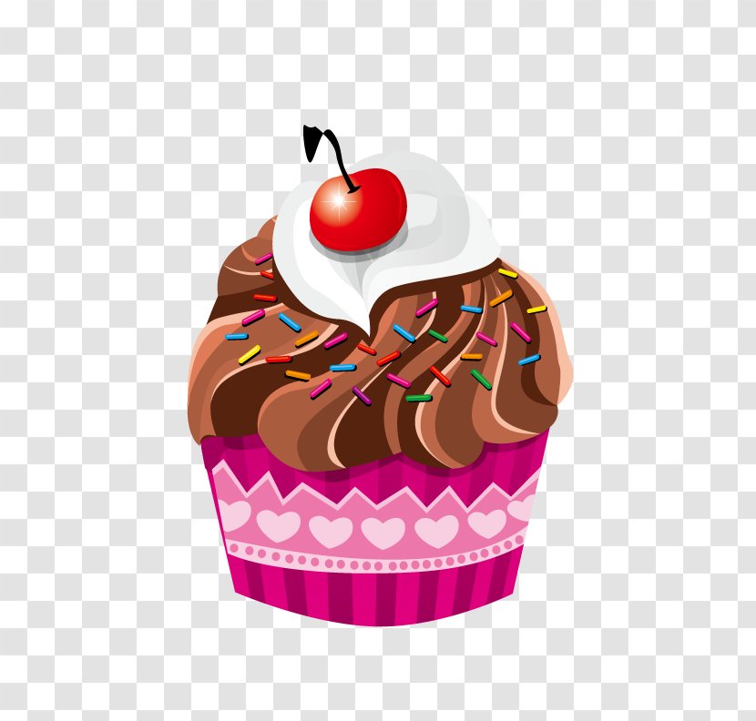 Chocolate Cake Fruitcake Cupcake Cream Pie - Dessert - Apple Small Transparent PNG