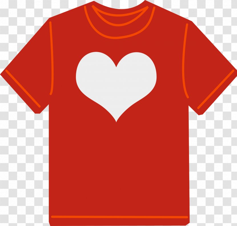 T-shirt Clip Art - Heart - Shirts Clipart Transparent PNG