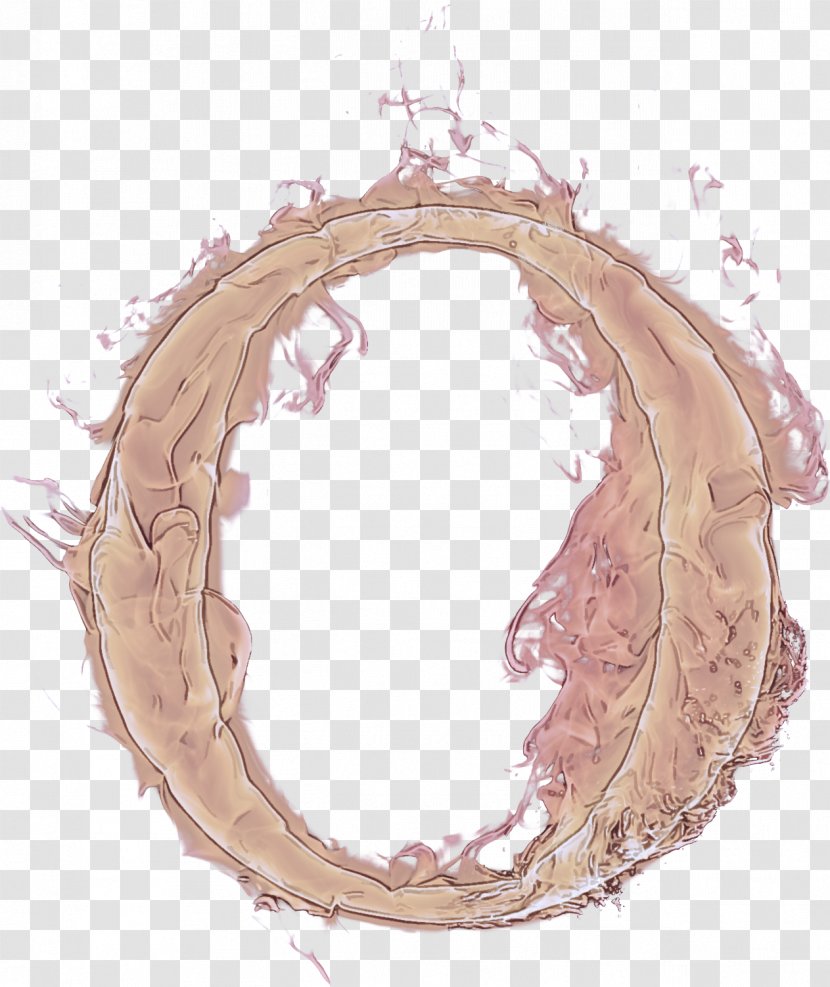 Beige Twig Oval Circle Transparent PNG