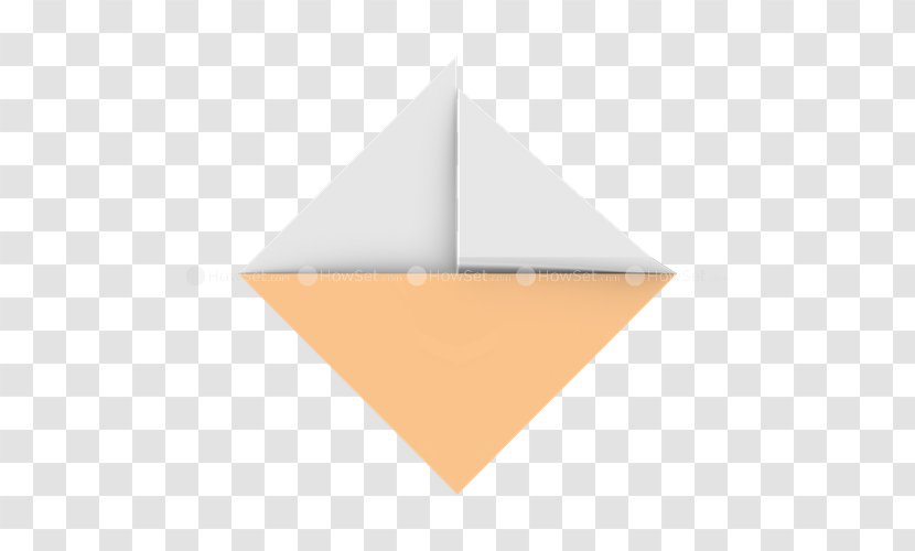 Line Triangle - Folded Paper Boat In Water Transparent PNG