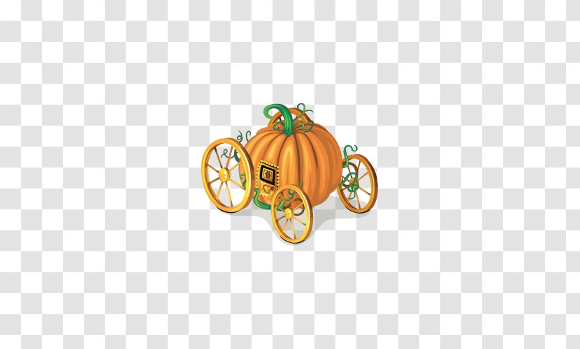 Pumpkin Cinderella Squash Soup Carriage - Carrosse - Cartoon Transparent PNG