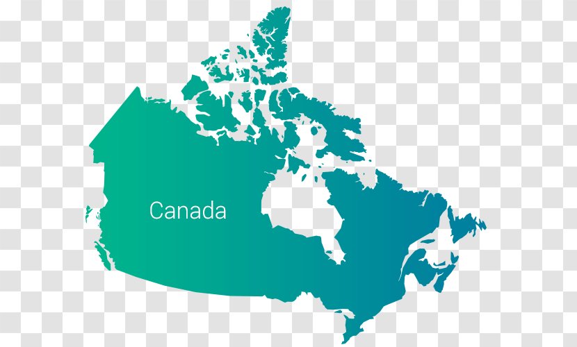 Canada Vector Map - World Transparent PNG