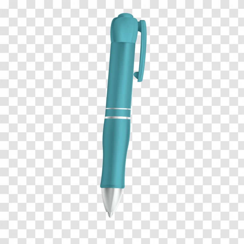 Pen Angle Turquoise - Aqua - Fine Transparent PNG