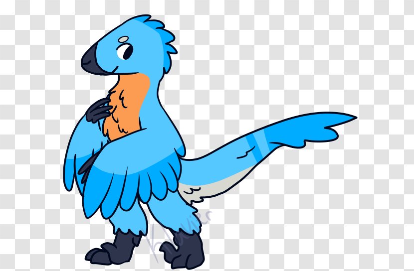 Beak Character Cartoon Fiction Clip Art - Animal - Eastern Bluebird Transparent PNG