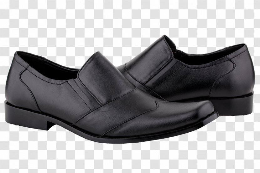 Slip-on Shoe High-heeled Leather ECCO - Black Transparent PNG