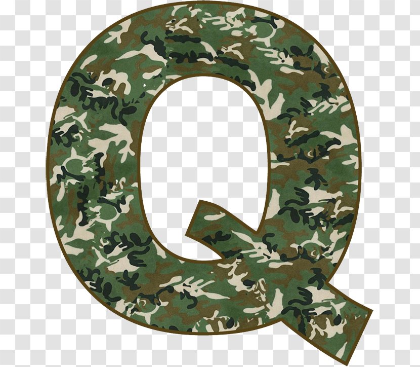 Letter Case Alphabet Military Camouflage - K Transparent PNG