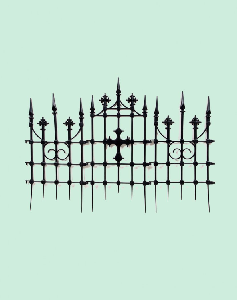 Fence Gate Cemetery House Clip Art - Steel Post Transparent PNG