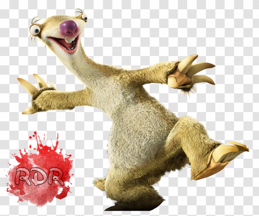 Sid Scrat Manfred Sloth Ice Age - Mammal Transparent PNG