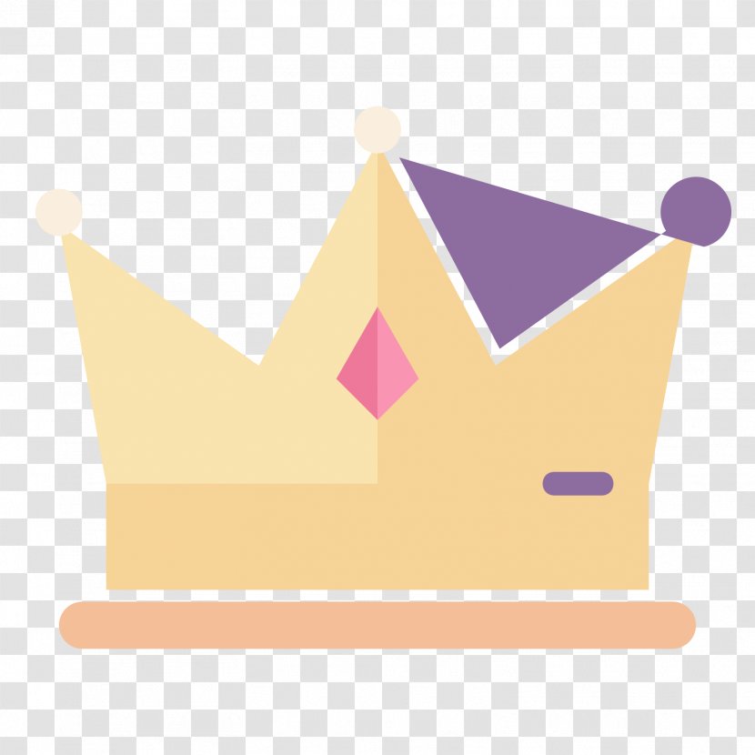 Product Design Line Angle Clip Art - Triangle - Small Crown Stickers Transparent PNG