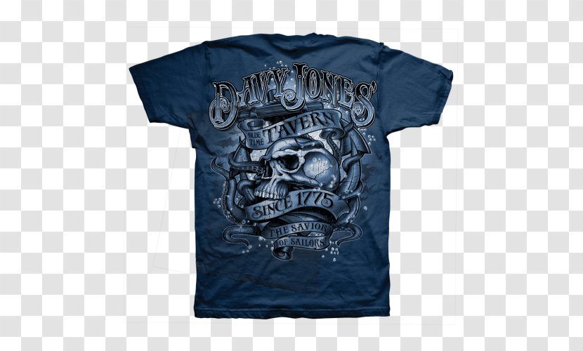 T-shirt Hoodie United States Navy - Blue - Davy Jones Transparent PNG