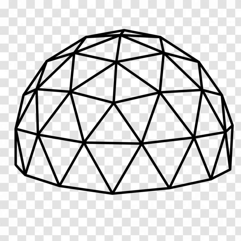 Geodesic Dome The Triangle - Building Transparent PNG