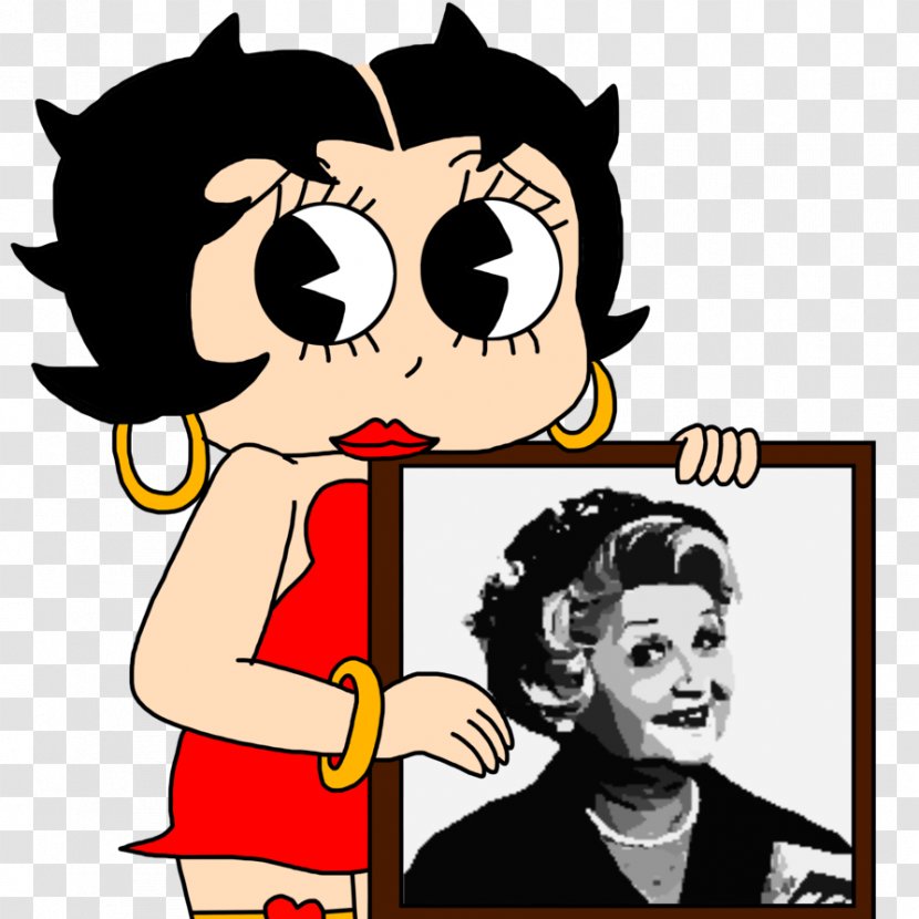Mae Questel Betty Boop Popeye Drawing Cartoon - Heart - Watercolor Transparent PNG