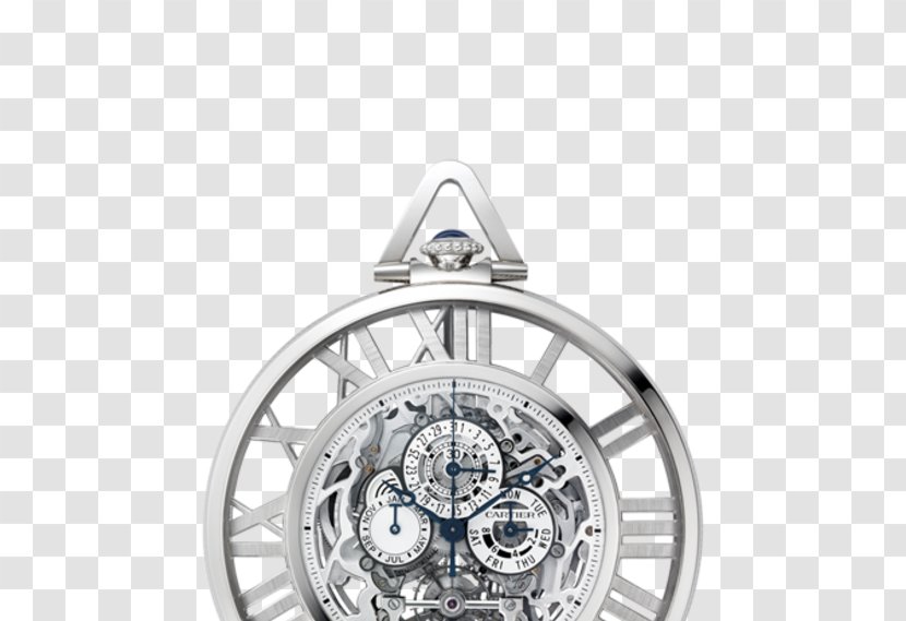 Cartier Pocket Watch Complication Chronograph - Tourbillon - Squelette Transparent PNG