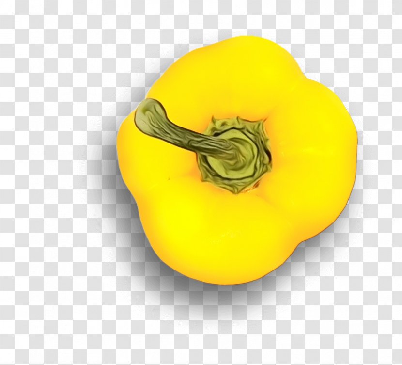 Yellow Food Plant Vegetable Bell Pepper - Persimmon - Peppers And Chili Squash Transparent PNG