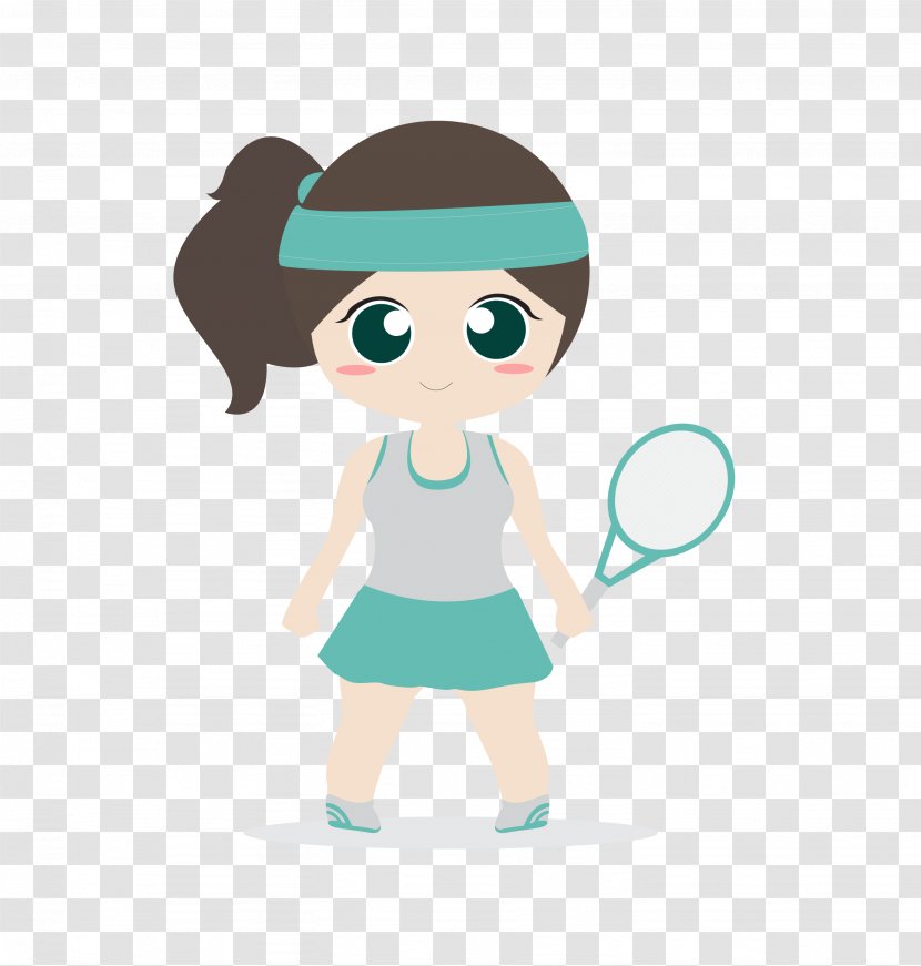 Athlete Badminton - Heart - Female Transparent PNG
