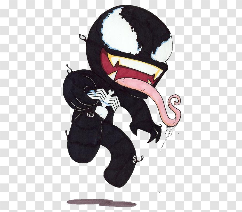 Spider-Man Eddie Brock Venom Fan Art - Frame - Big Tongue Devil Transparent PNG