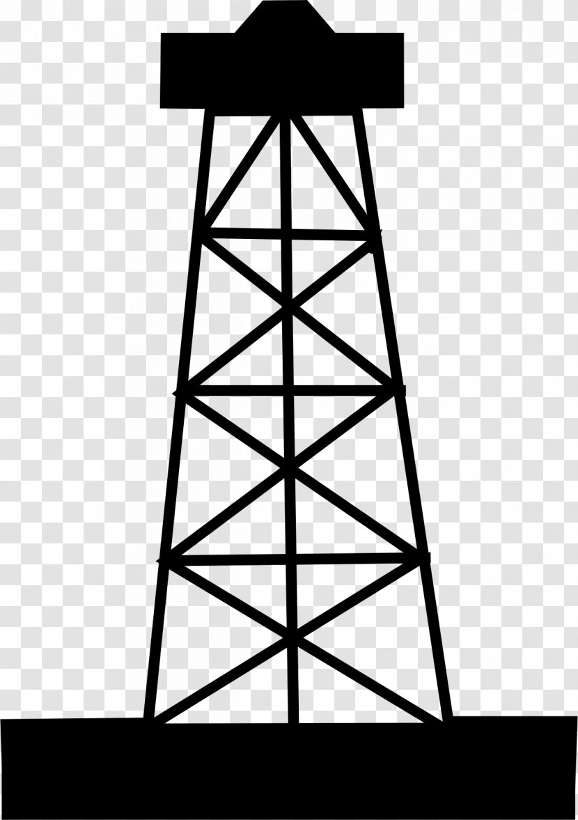 Oil Well Hydraulic Fracturing Natural Gas Water Clip Art - Drilling Rig - Heavy Equipment Transparent PNG