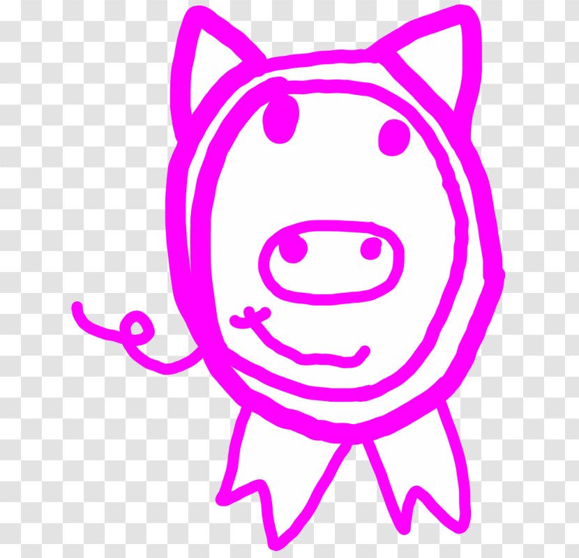 Snout Smiley Line Clip Art - Fiction Transparent PNG