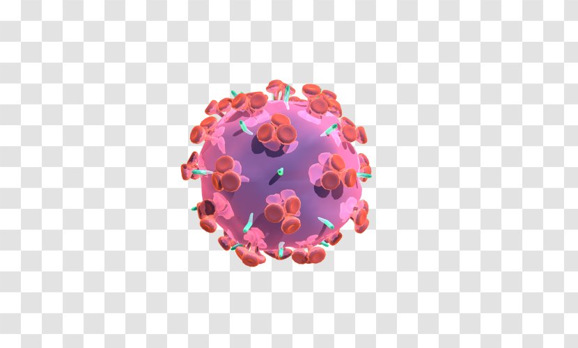 AIDS Virus 3D Computer Graphics Cell - Deer - Bead Transparent PNG