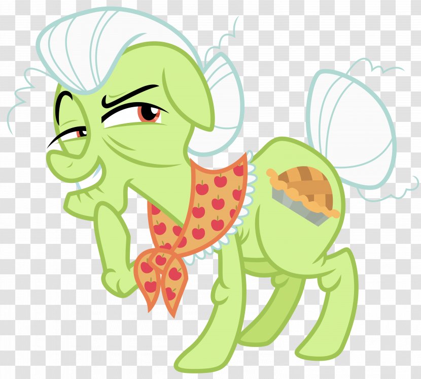 Granny Smith Apple Bloom Princess Cadance - Silhouette - Grandma Transparent PNG