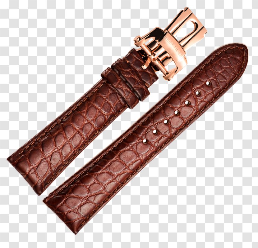Watch Strap Leather Buckle - Material - Genuine Transparent PNG