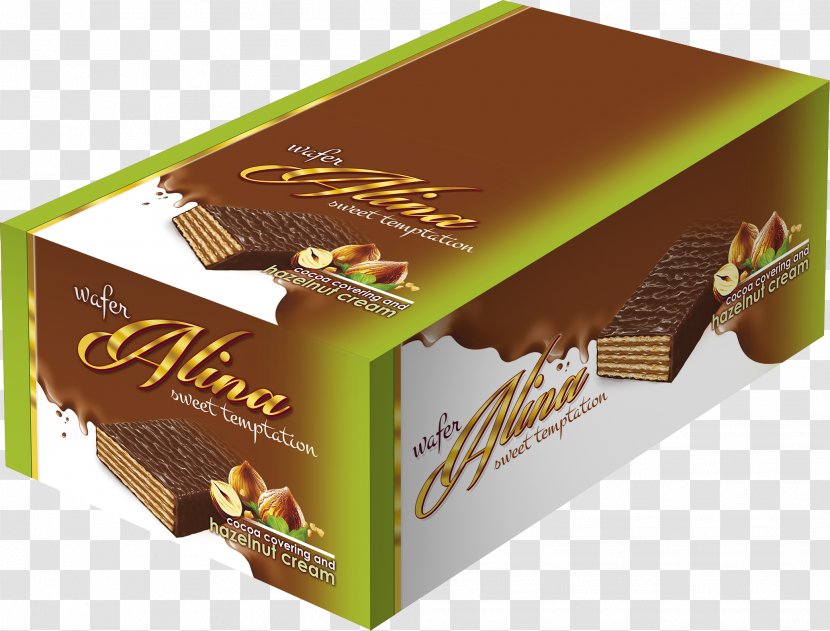Chocolate Bar Praline Wafer Box Hazelnut - Food - Crisp Transparent PNG
