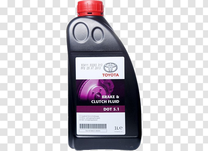 Toyota Car Motor Oil DOT 4 5.1 Transparent PNG