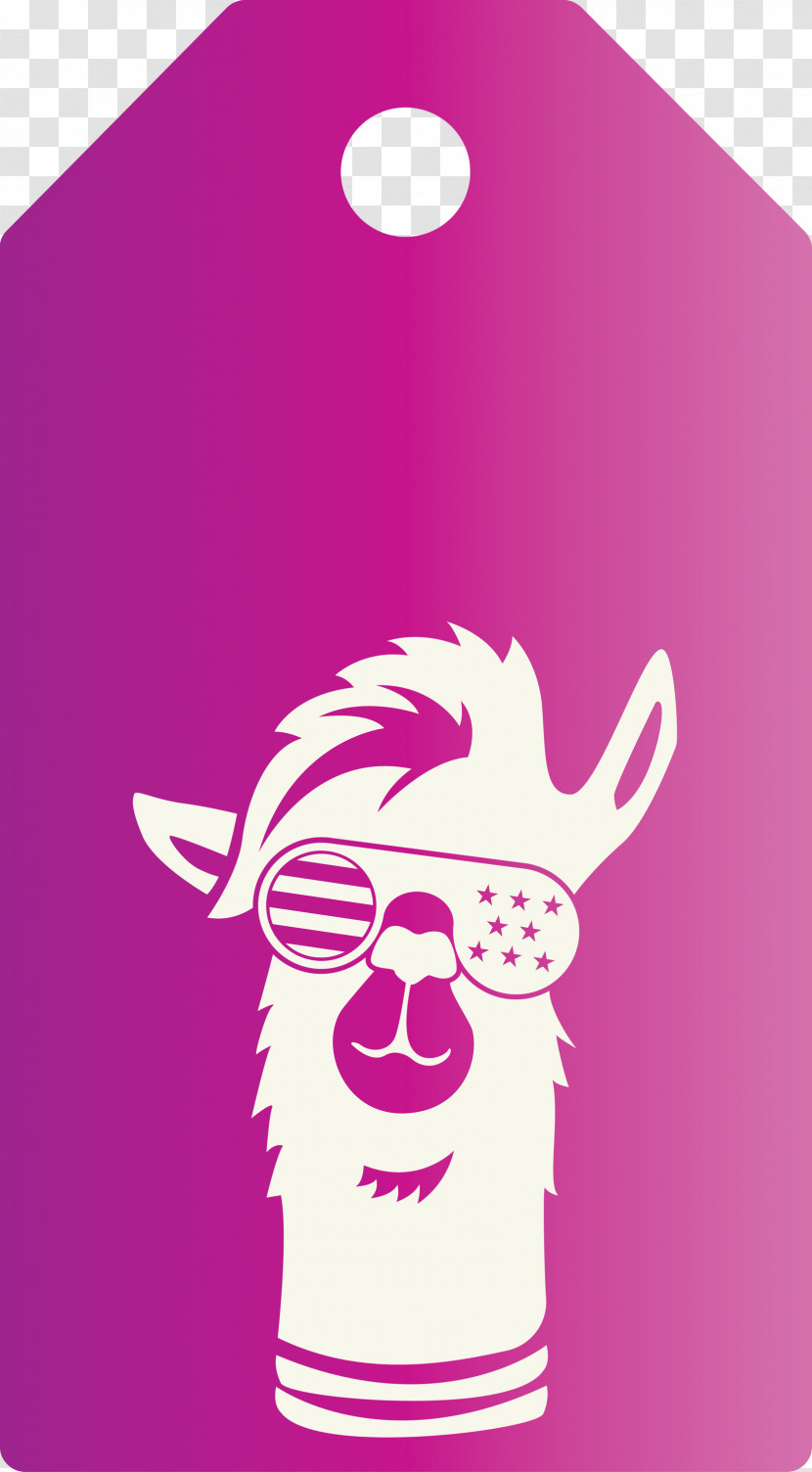 Alpaca Tag Transparent PNG