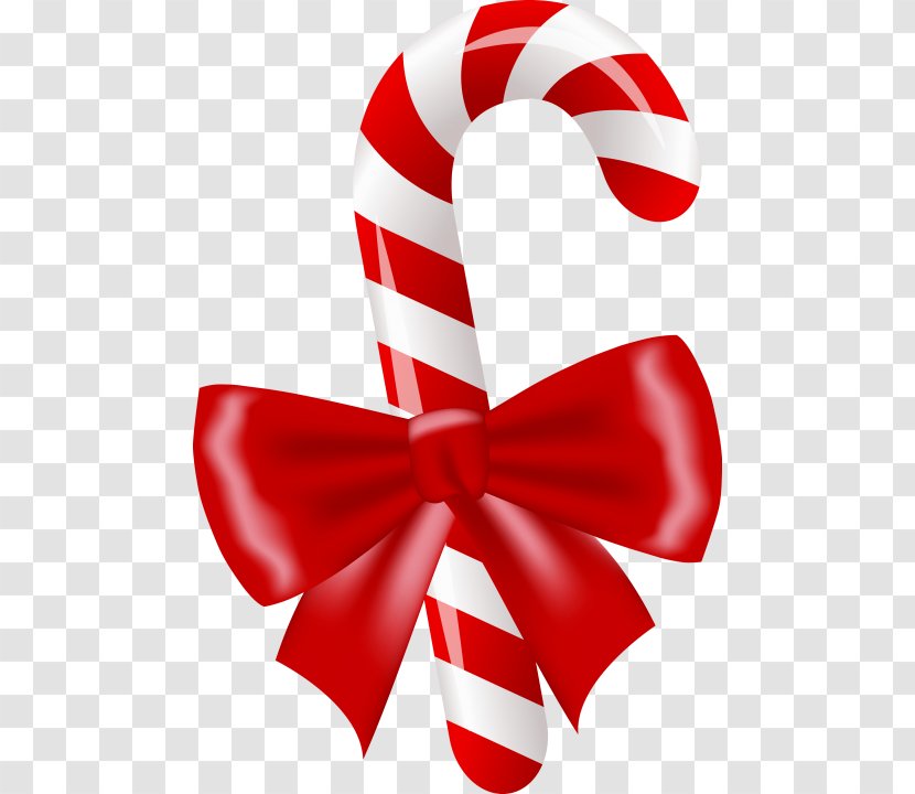 Christmas Candy Canes Stick Ribbon Clip Art - Event - Lollipop Transparent PNG