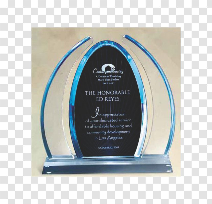 Acrylic Trophy Award Medal Commemorative Plaque - Elegant Certificate Transparent PNG